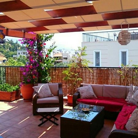 Cozy Apartment In Acropolis With Roof Garden Athen Exterior foto