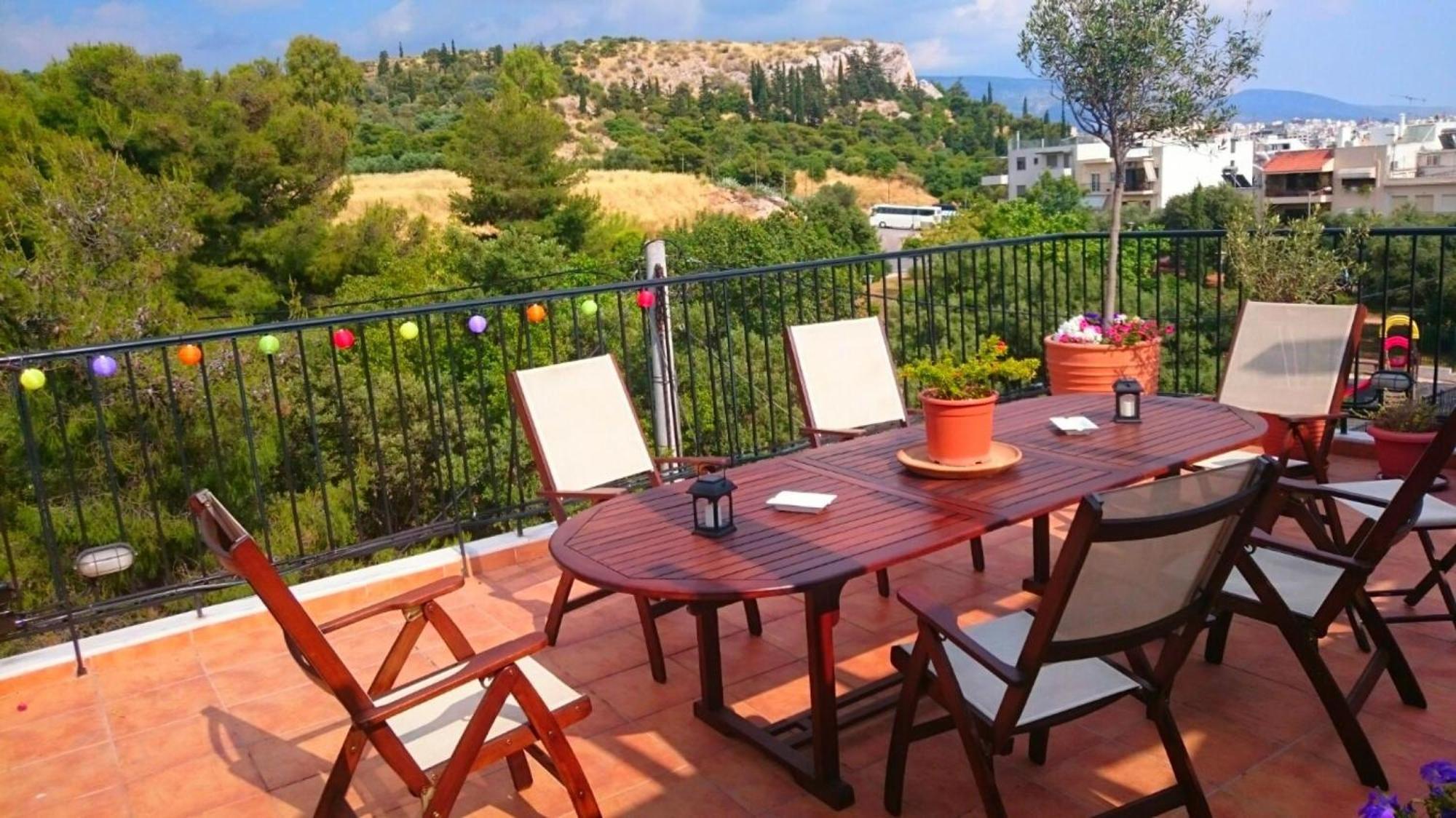 Cozy Apartment In Acropolis With Roof Garden Athen Exterior foto