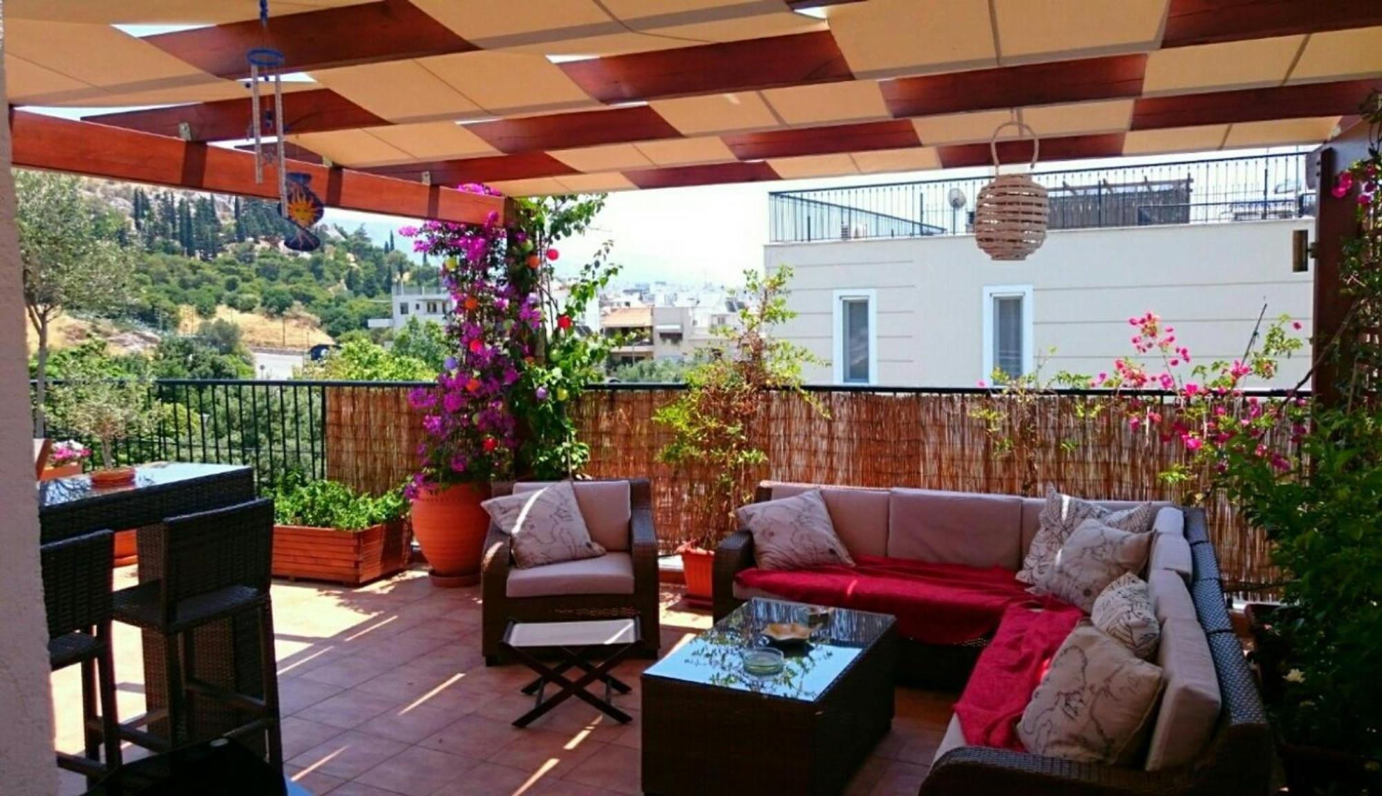 Cozy Apartment In Acropolis With Roof Garden Athen Exterior foto