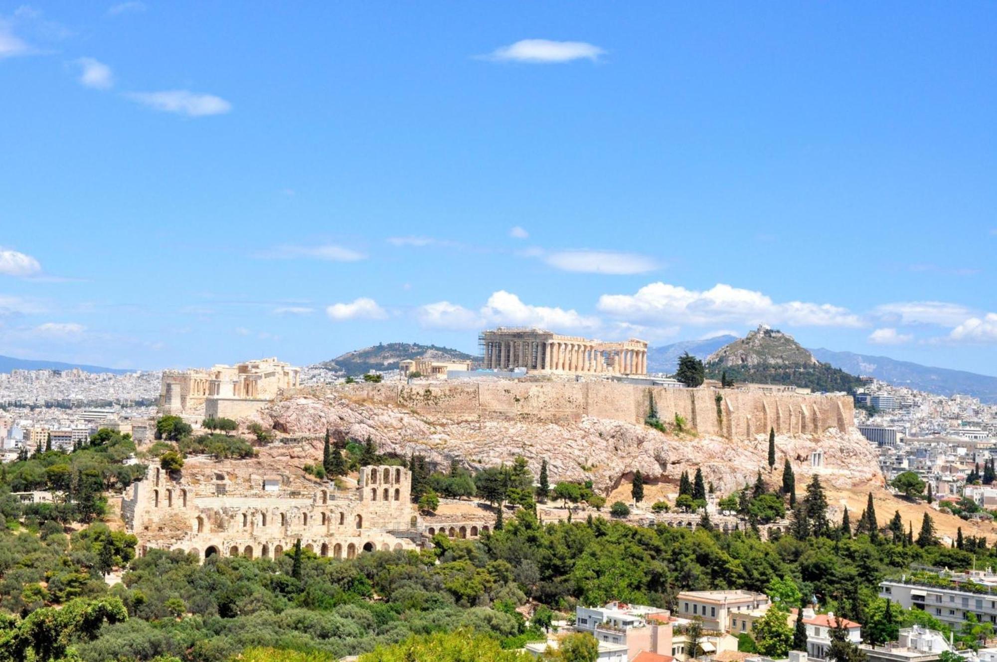 Cozy Apartment In Acropolis With Roof Garden Athen Exterior foto