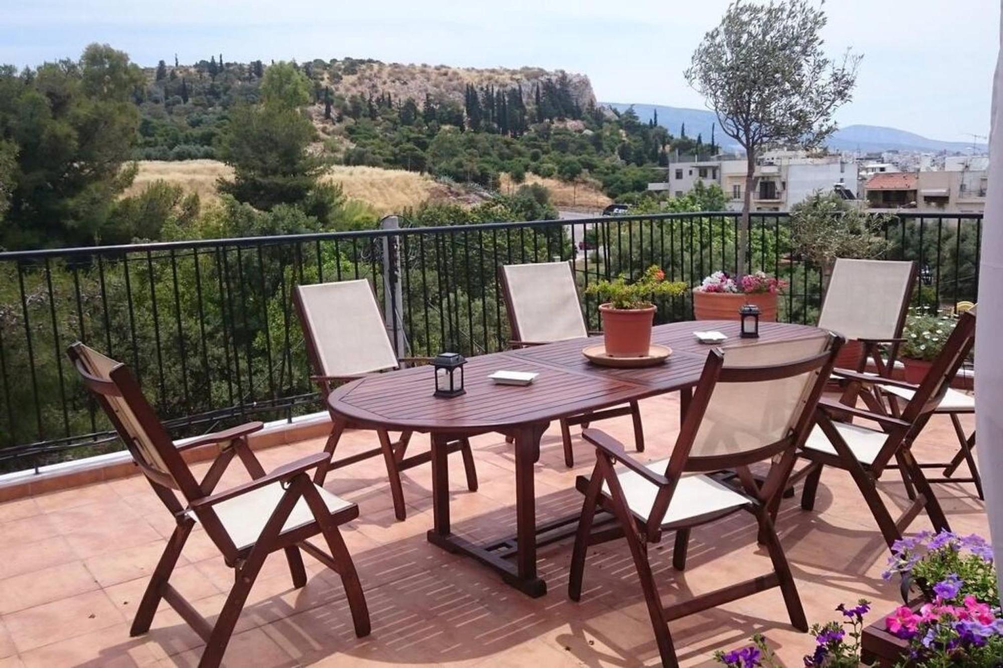 Cozy Apartment In Acropolis With Roof Garden Athen Exterior foto