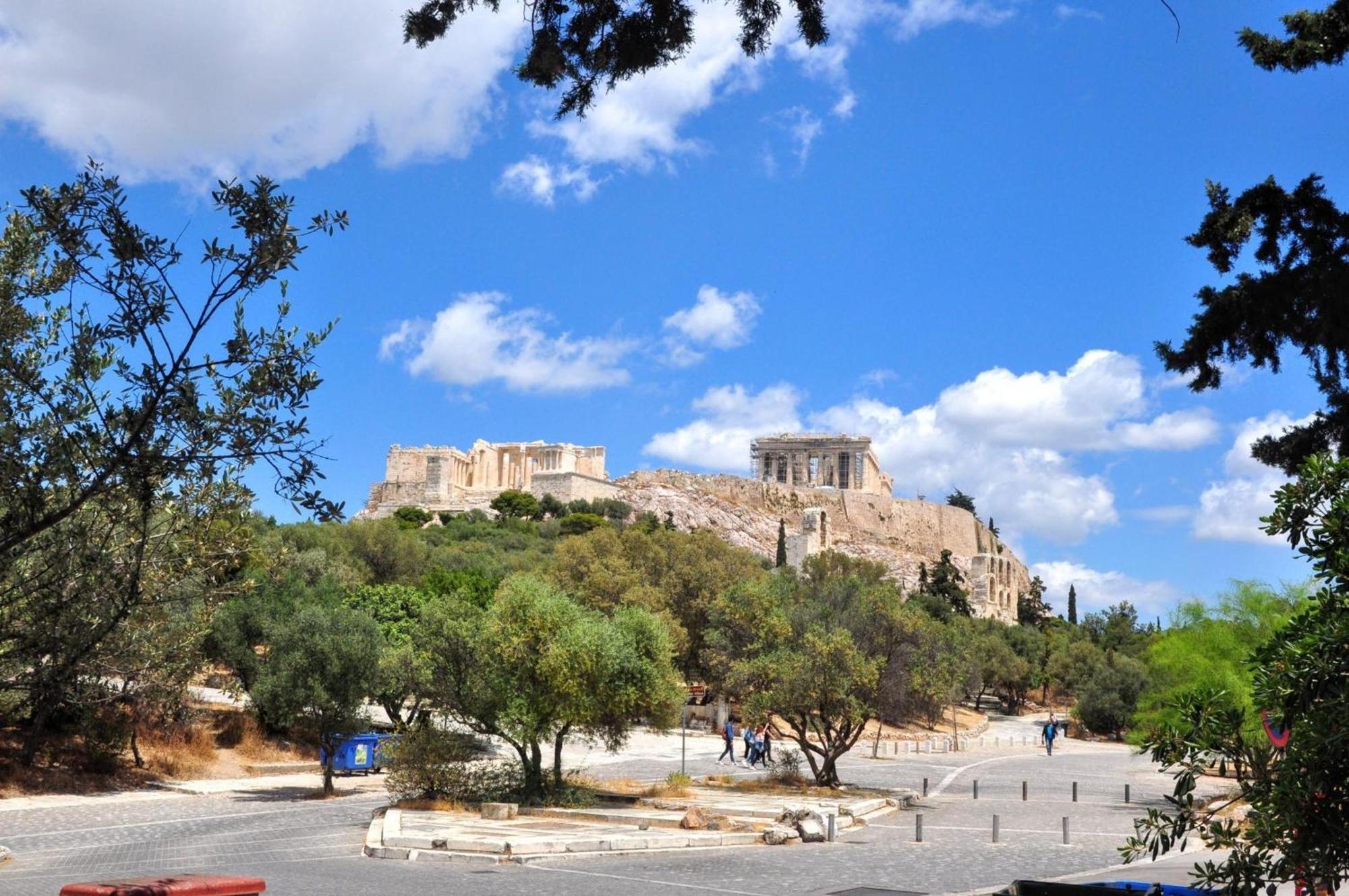 Cozy Apartment In Acropolis With Roof Garden Athen Exterior foto